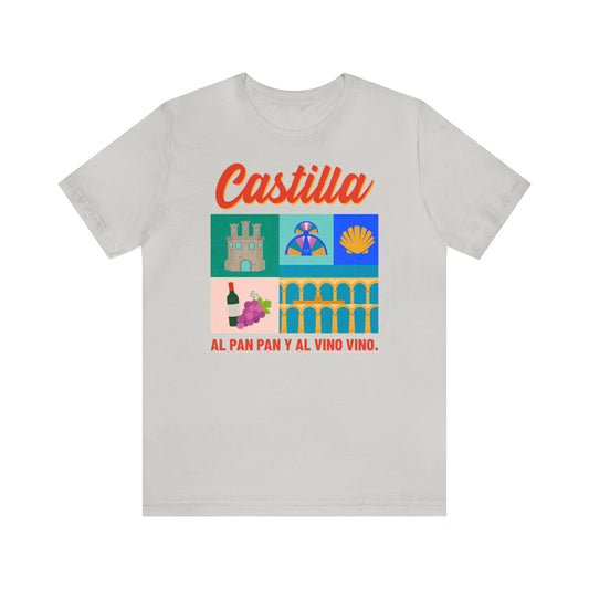 CASTILLA AL PAN PAN Y AL VINO VINO JERSEY TEE