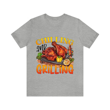 Chilling & Grilling Unisex Jersey Short Sleeve Tee