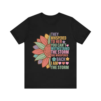 I Am The Storm Unisex Jersey Short Sleeve Tee