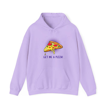 GIVE ME A PIZZA HOODED SWEATSHIRT