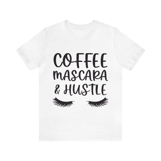 COFFEE MASCARA & HUSTLE WOMEN TEE-SHIRT