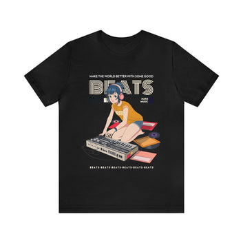 Make The World Better With Beats Unisex Jersey Short Sleeve Tee