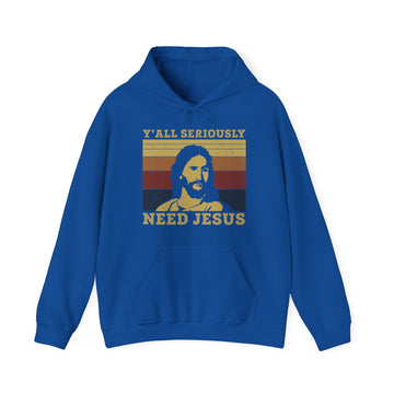 You All Need Jesus Unisex Heavy Blend™ Hooded Sweatshirt