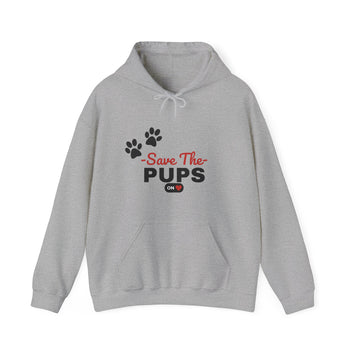 SAVE THE PUPS HOODED SWEATSHIRT