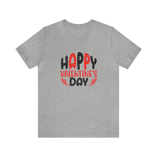 Happy Valentines Day Unisex Jersey Short Sleeve Tee