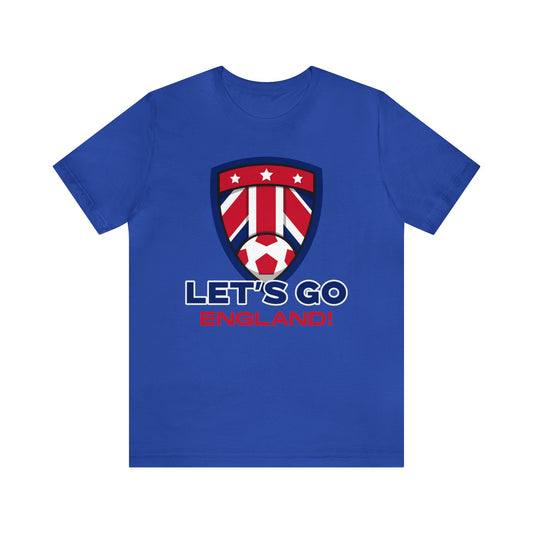 Lets GO ENGLAND Unisex Jersey Short Sleeve Tee