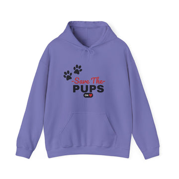 SAVE THE PUPS HOODED SWEATSHIRT