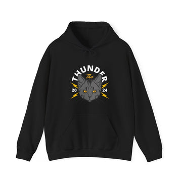 THUNDER THE CAT UNISEX™ HOODED SWEATSHIRT