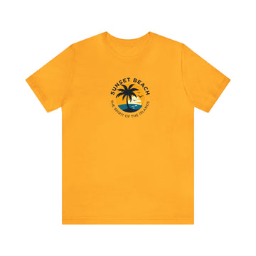 Sunset Beach Unisex Jersey Short Sleeve Tee