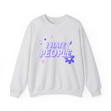 I HATE PEOPLE HEAVY BLEND CREWNECK SWEATSHIRT