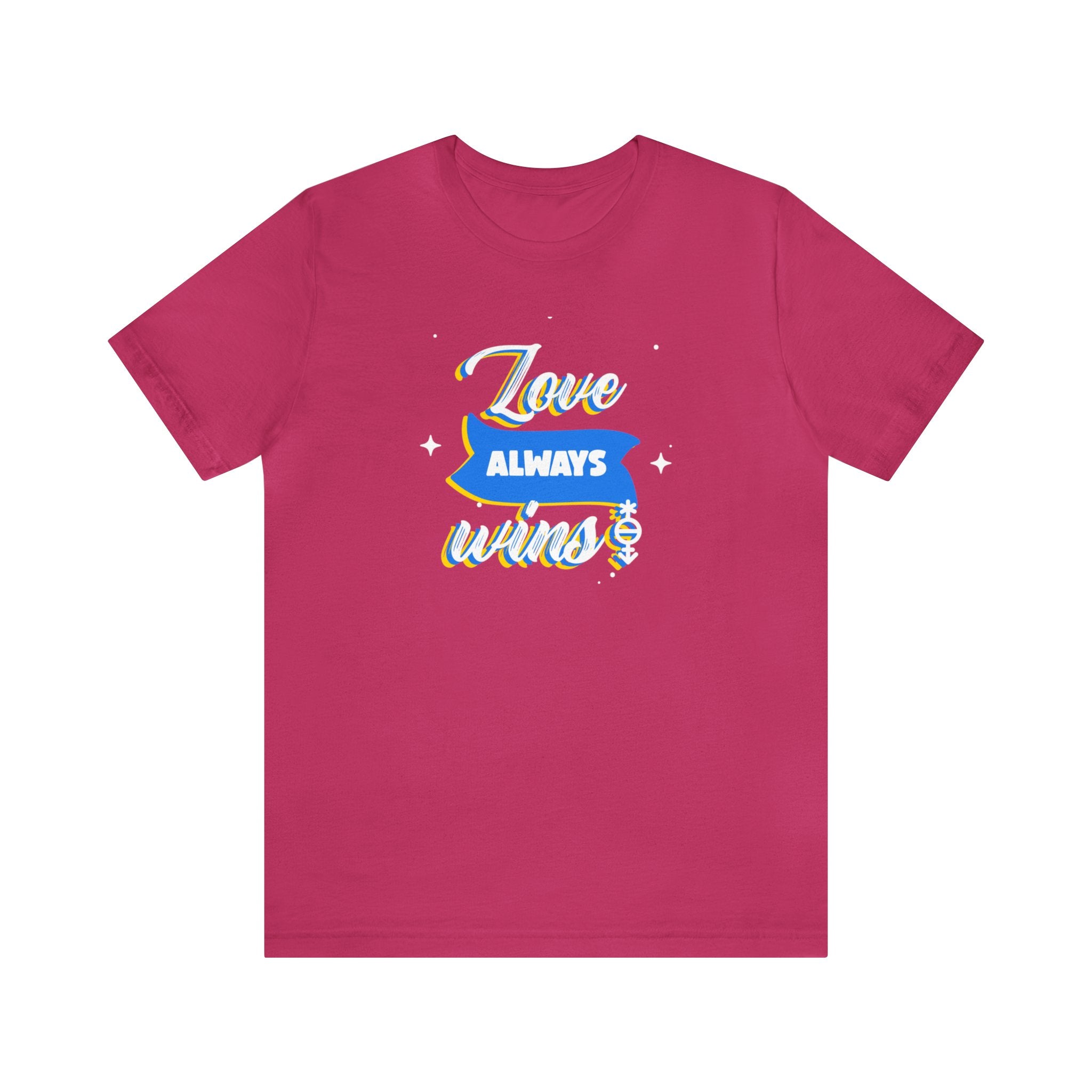 Love Always WIN Unisex Jersey Short Sleeve Tee