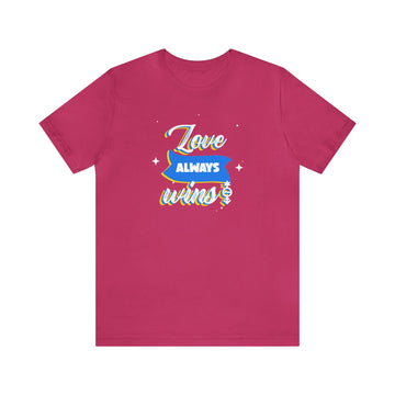 Love Always WIN Unisex Jersey Short Sleeve Tee