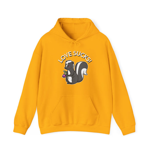 LOVE SUCKS! BLEND HOODED SWEATSHIRT