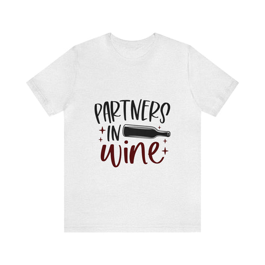 PARTERN IN WINE UNISEX TEE SHIRT