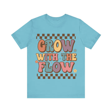 Go With The Flow Unisex Jersey Short Sleeve Tee