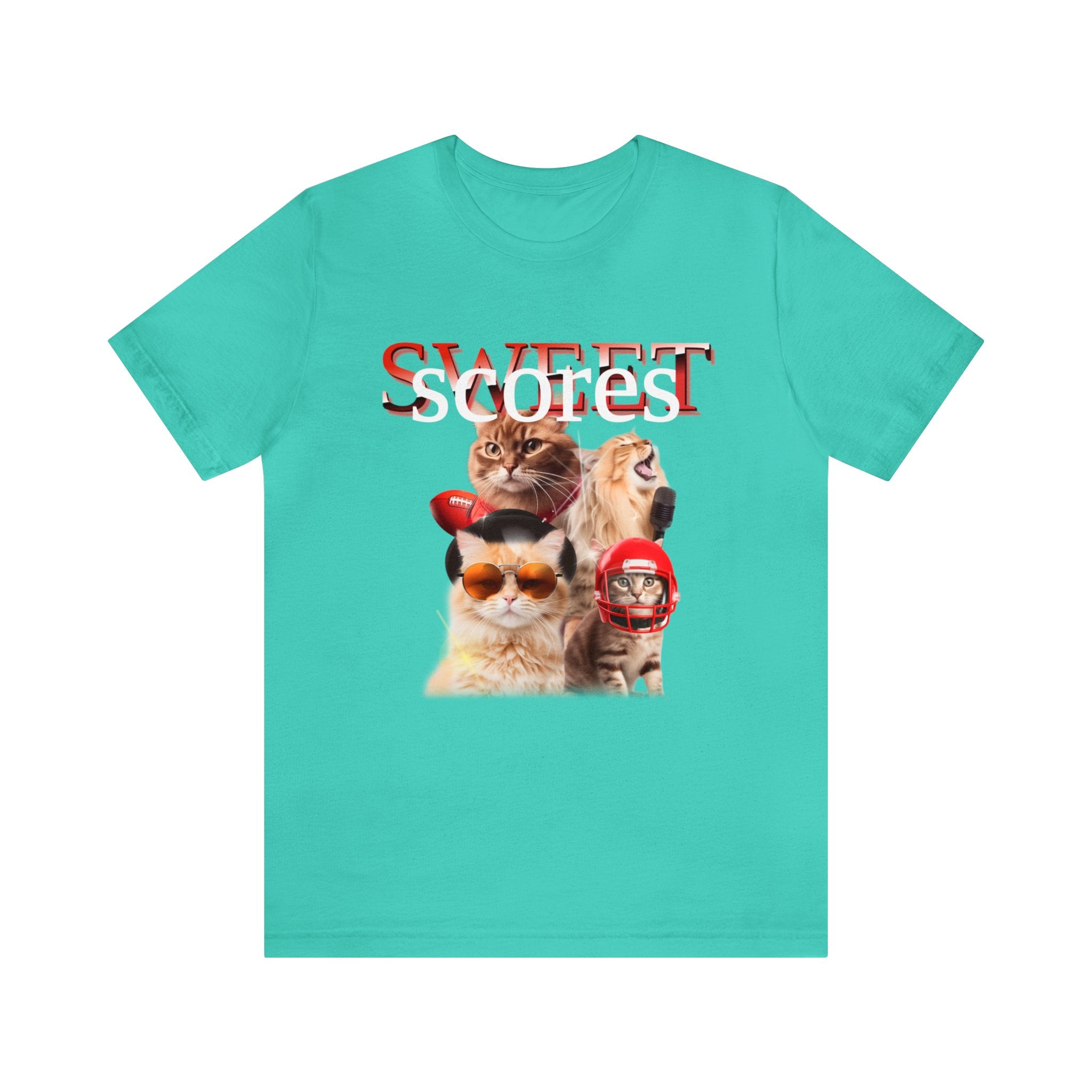 SWEET SCORES UNISEX SHORT JERSEY T-SHIRT