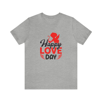 Happy Love Day Unisex Jersey Short Sleeve Tee