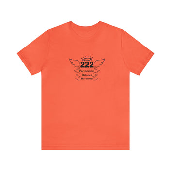 222 Partnership, Balance & Harmony Unisex Jersey Short Sleeve Tee