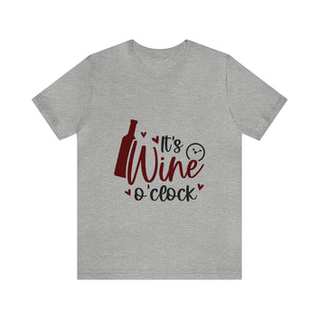 IT'S WINE O CLOCK UNISEX TEE-SHIRT