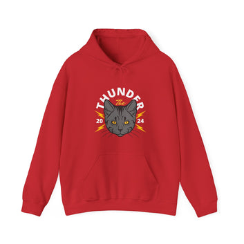 THUNDER THE CAT UNISEX™ HOODED SWEATSHIRT