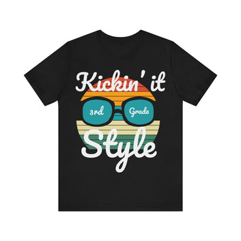 Kickin It And Grade Style Unisex Jersey Short Sleeve Tee