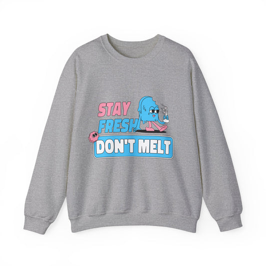 STAY FRESH DON'T MELT BLEND CREWNECK SWEATSHIRT