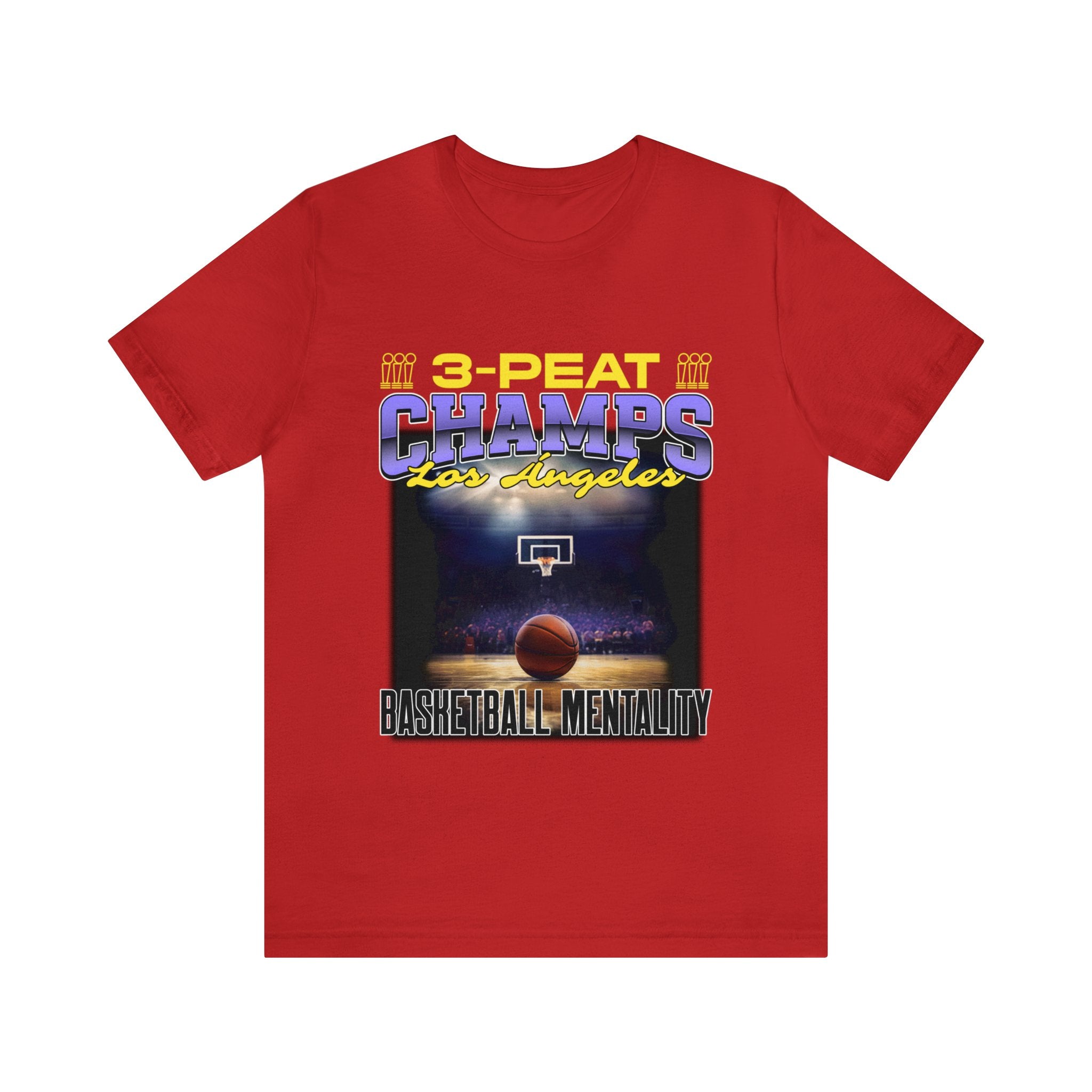 3 Peat Champ Los Angeles Unisex Jersey Short Sleeve Tee