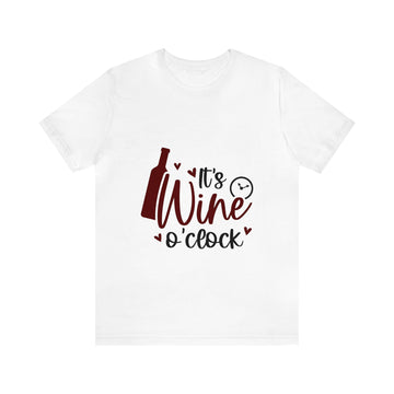 IT'S WINE O CLOCK UNISEX TEE-SHIRT