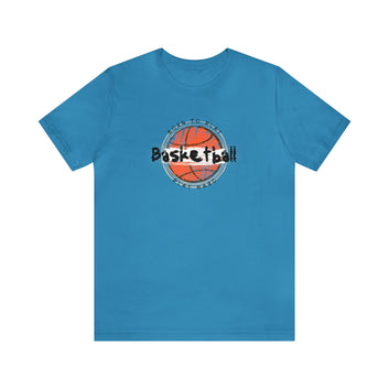 Born To Play Basketball Unisex Jersey Short Sleeve Tee