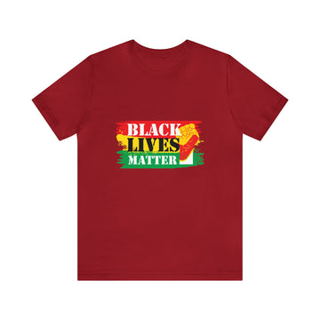 Black Lives Matter Unisex Jersey Short Sleeve Tee