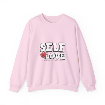 SELF LOVE UNISEX HEAVY BLEND CREWNECK SWEATSHIRT