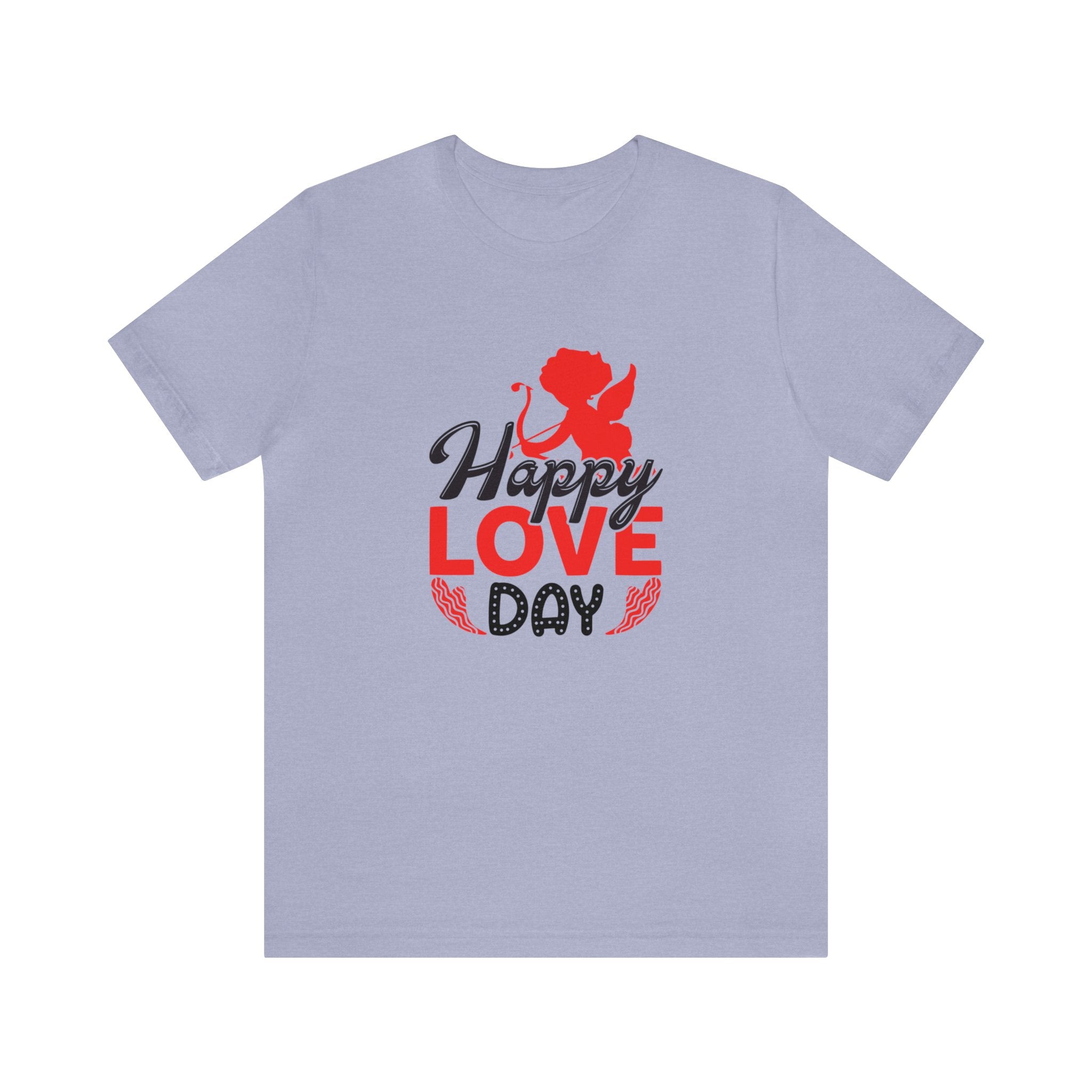 Happy Love Day Unisex Jersey Short Sleeve Tee