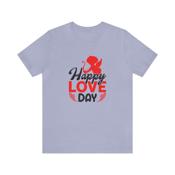 Happy Love Day Unisex Jersey Short Sleeve Tee