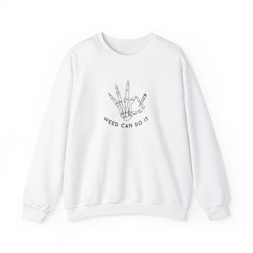 WEED CAN DO IT HEAVY BLEND CREWNECK SWEATSHIRT