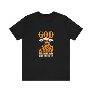 God Loves Each Of Us Unisex Jersey Short Sleeve Tee