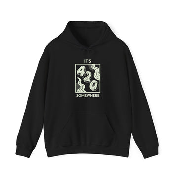 ITS 420 SOMEWHERE UNISEX HOODED SWEATSHIRT