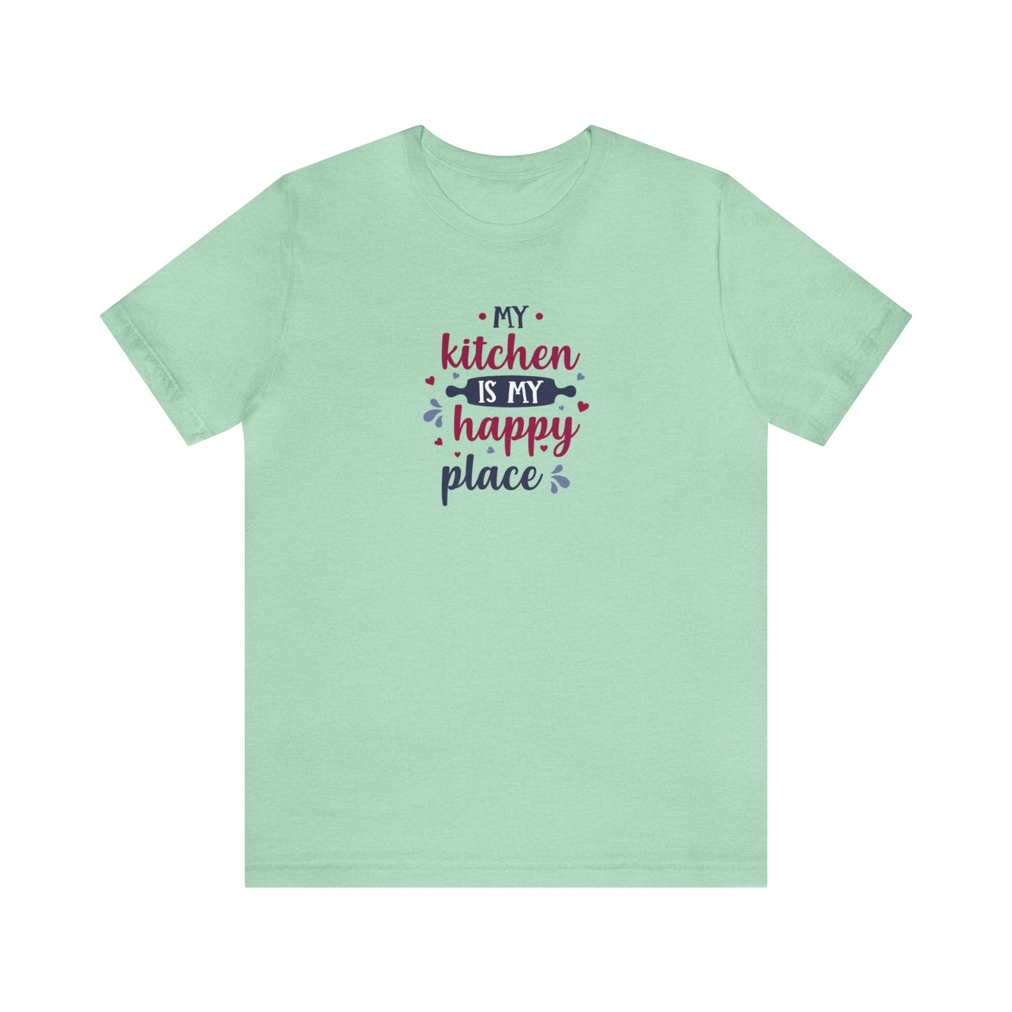 My Kitchen Is My Happy Place Unisex Jersey Short Sleeve Tee