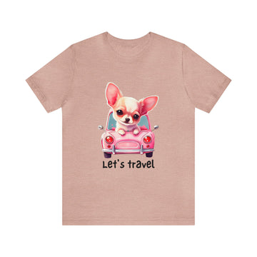 LET'S TRAVEL UNISEX TEE-SHIRT