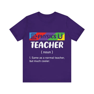 Physics Teacher Unisex Jersey Short Sleeve Tee