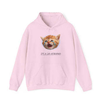 IT'S A CAT-ASTROPHE!! BLEND HOODED SWEATSHIRT