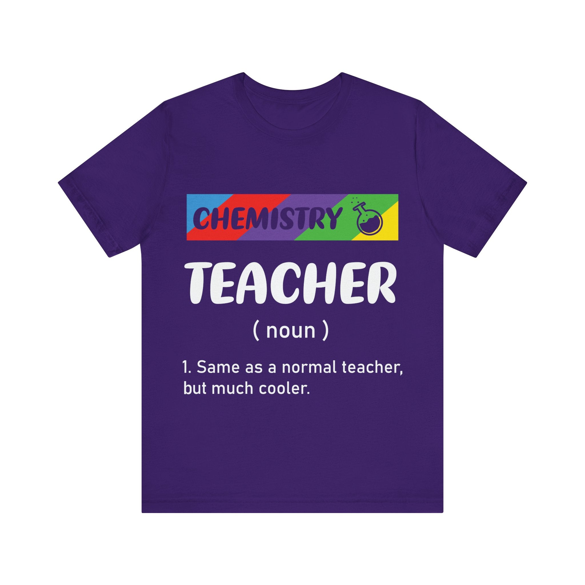 Chemistry Teacher Unisex Jersey Short Sleeve Tee