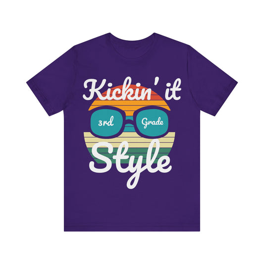 Kickin It And Grade Style Unisex Jersey Short Sleeve Tee