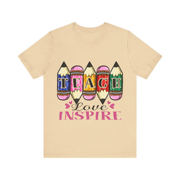 Teach Love Inspire Unisex Jersey Short Sleeve Tee