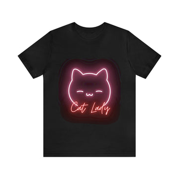 BLACK CAT LADY UNISEX TEE SHIRT