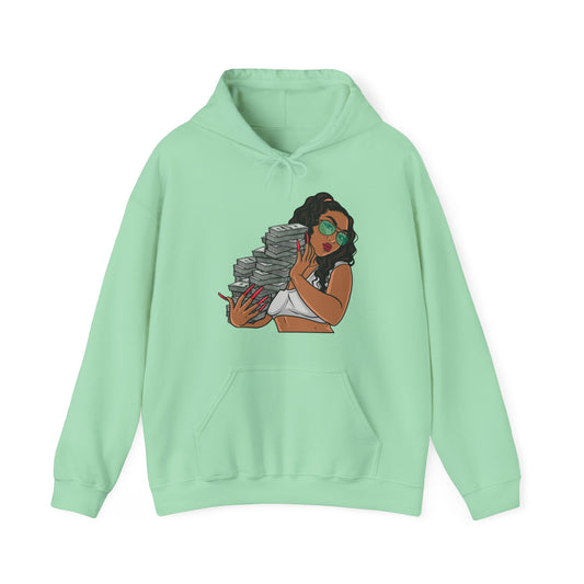 Big Girls Big Cash Unisex Heavy Blend™ Hooded Sweatshirt