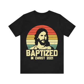 Baptized In Christ Unisex Jersey Short Sleeve Tee