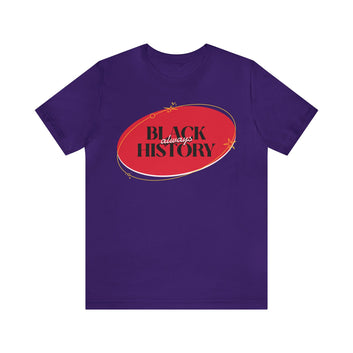 Black Always History Unisex Jersey Short Sleeve Tee