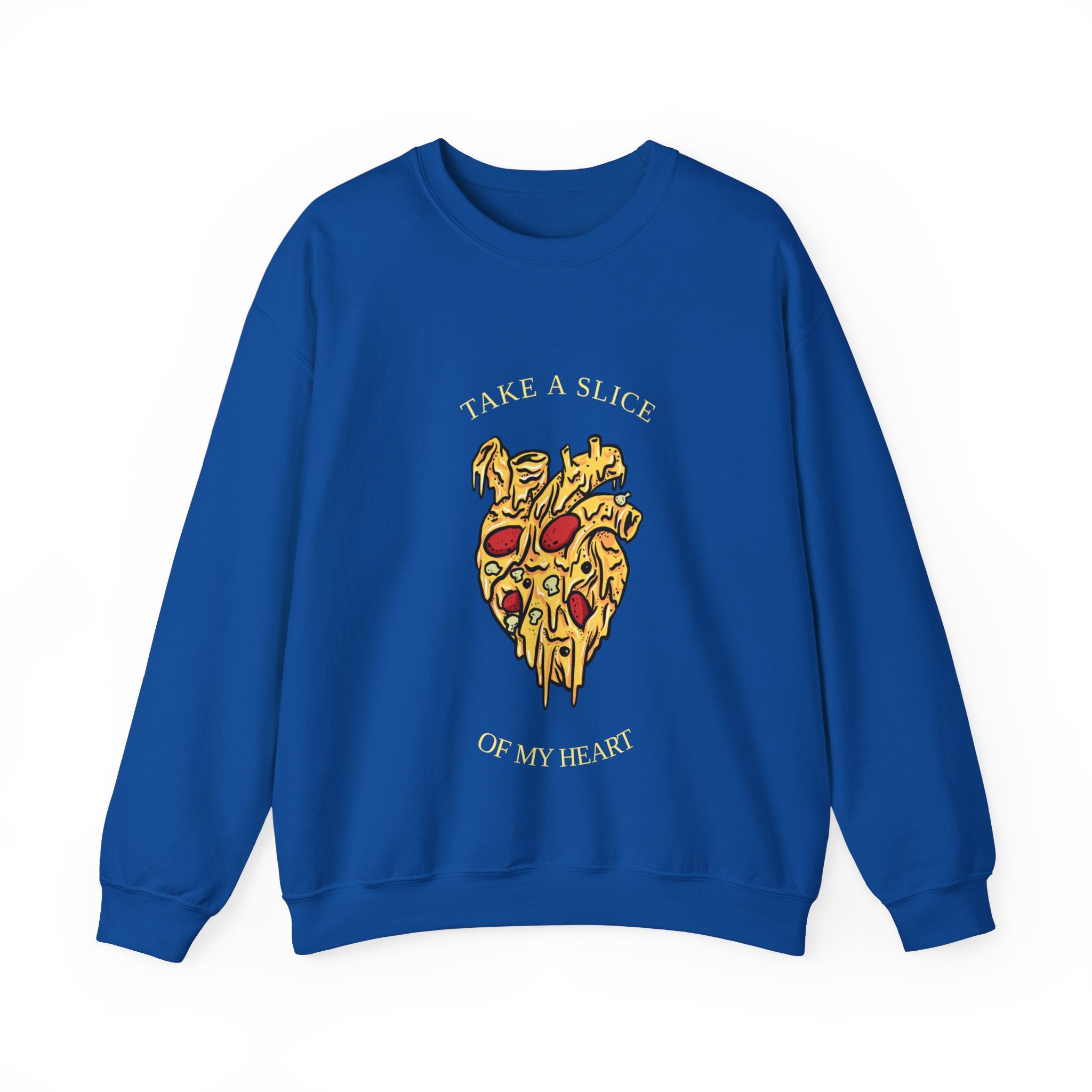 TAKE A SLICE OF MY HEART UNISEX CREWNECK SWEATSHIRT