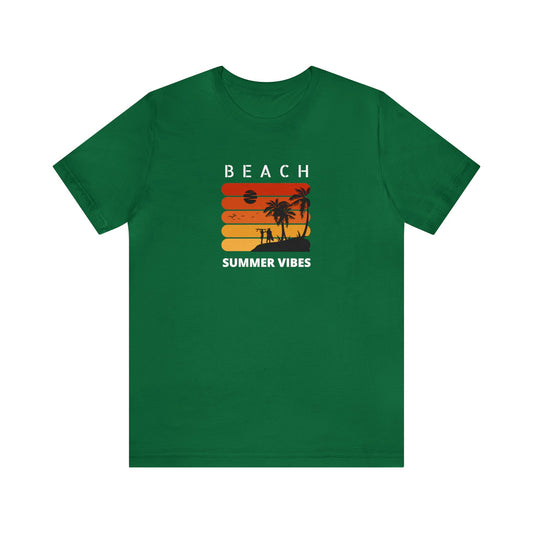 Beach Summer Vibes Unisex Jersey Short Sleeve Tee