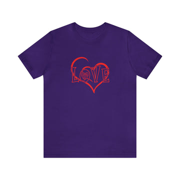 LOVE Unisex Jersey Short Sleeve Tee